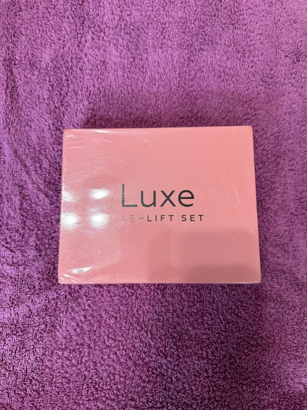 Luxe Lash Lift Set - Coral Pink Packaging